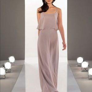 SORELLA VITA DUSTY PINK BRIDESMAID/PROM/SPECIAL OCCASION DRESS OPEN BACK NWT